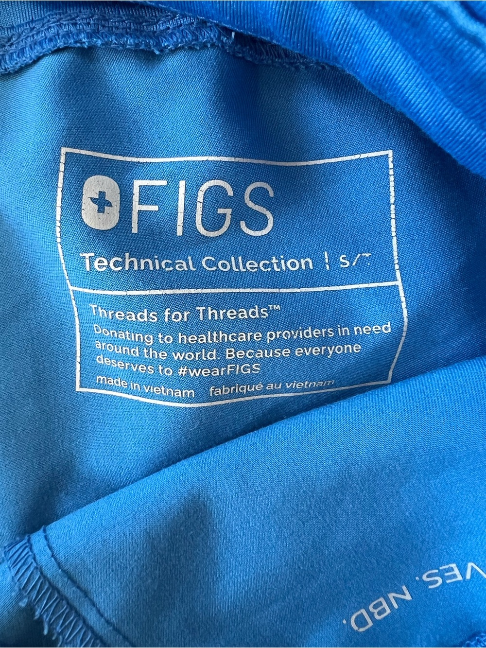 FIGS Zamora Jogger Scrub Pants Limited Edition Capri Blue (PO# 2679) Small Tall - Picture 7 of 9